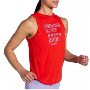 Brooks “Running Is My Happy Hour” Tank Top